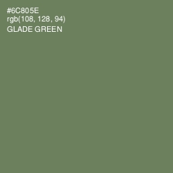 #6C805E - Glade Green Color Image